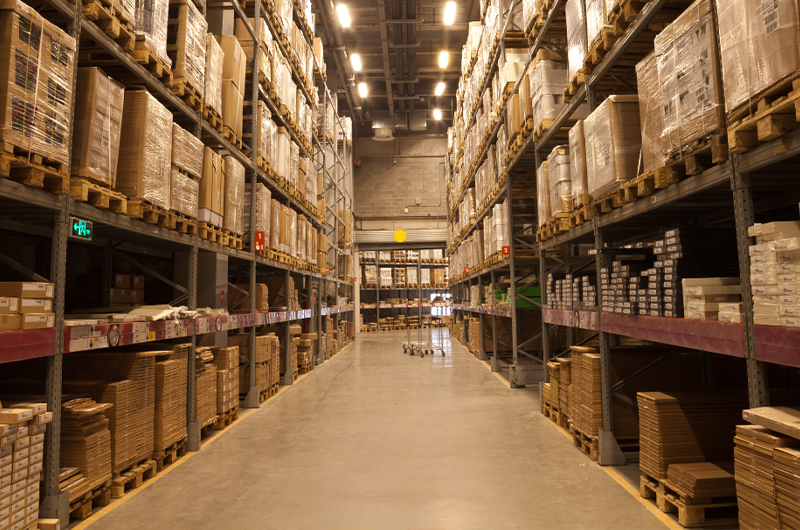warehouse-shelves